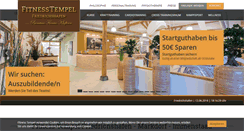 Desktop Screenshot of fitness-tempel-fn.de