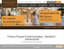 Tablet Screenshot of fitness-tempel-fn.de